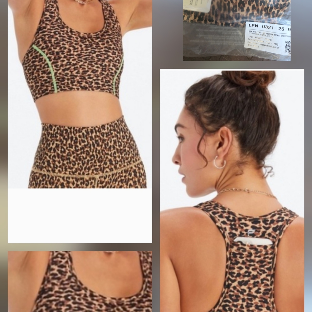 Leopard Print Sports Bra